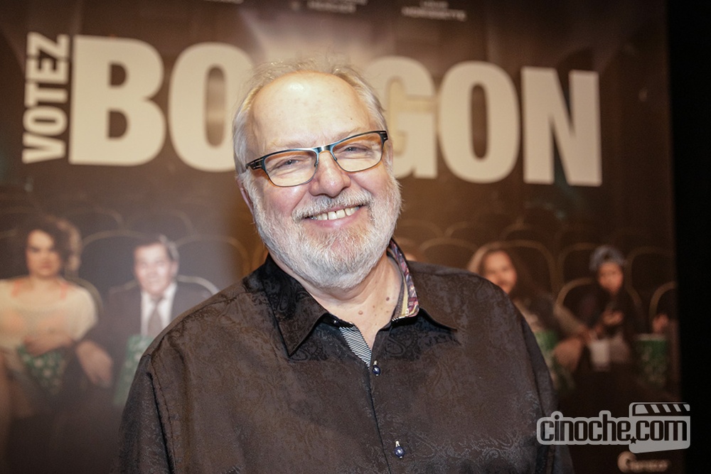 Sur le tapis rouge du film Votez Bougon