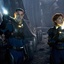 Noomi Rapace, Michael Fassbender et Logan Marshall-Green dans le film Prometheus