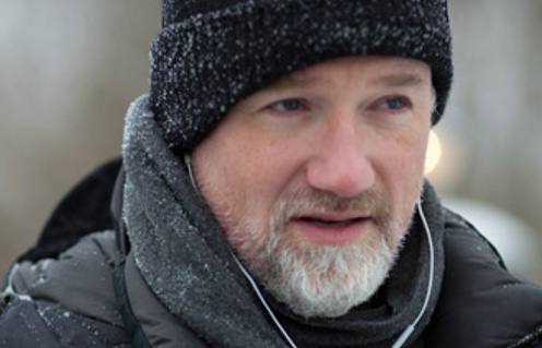 David Fincher sur le plateau de The Girl with the Dragon Tattoo