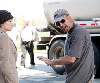 Sur le plateau du film Salt