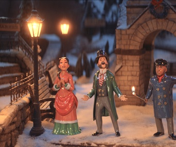 Une scène du film Candy Cane Lane