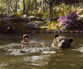Une scène du film The Jungle Book