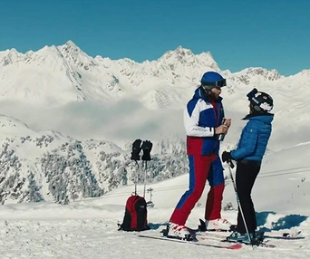 Une scène du film Downhill