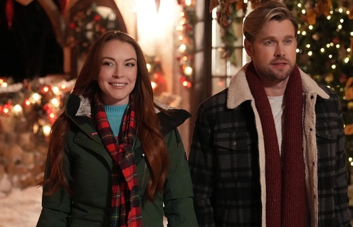 Une scène du film Falling for Christmas