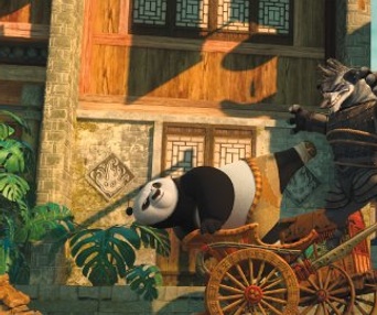 Une scène du film Kung Fu Panda 2