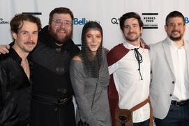 Sur le tapis rouge du film Farador