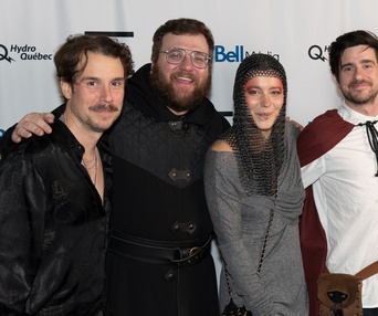 Sur le tapis rouge du film Farador