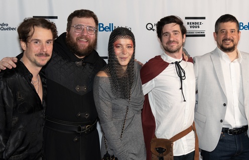 Sur le tapis rouge du film Farador