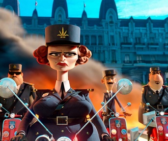 Une scène du film Madagascar 3: Europe's Most Wanted