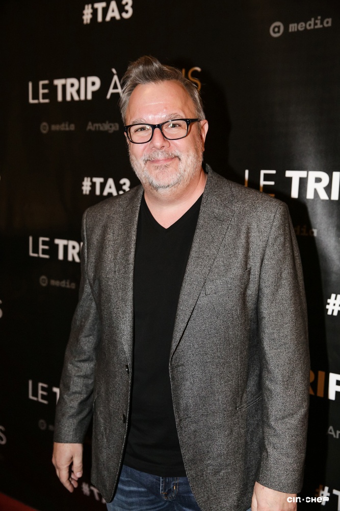 Sur le tapis rouge du film Le trip à trois