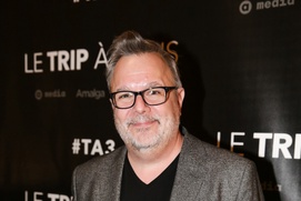 Sur le tapis rouge du film Le trip à trois
