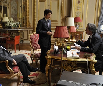 Une scène du film Quai d'Orsay