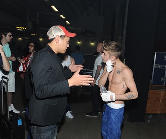 Une scène du film Justin Bieber?s Believe