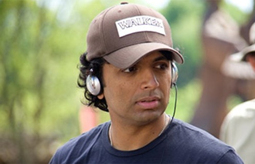 M. Night Shyamalan sur le plateau de The Last Airbender