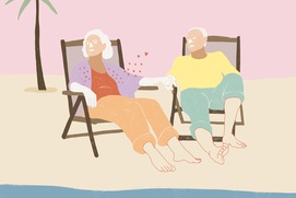 Affiche du film L'amour à la plage
