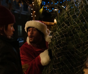 Une scène du film Sapin$