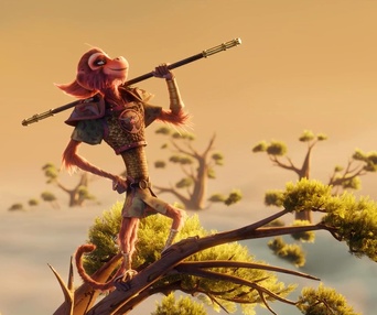 Une scène du film The Monkey King