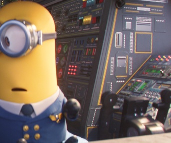 Une scène du film Minions: The Rise of Gru