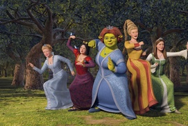 Scène du film Shrek le troisième Scène du film Shrek le troisième