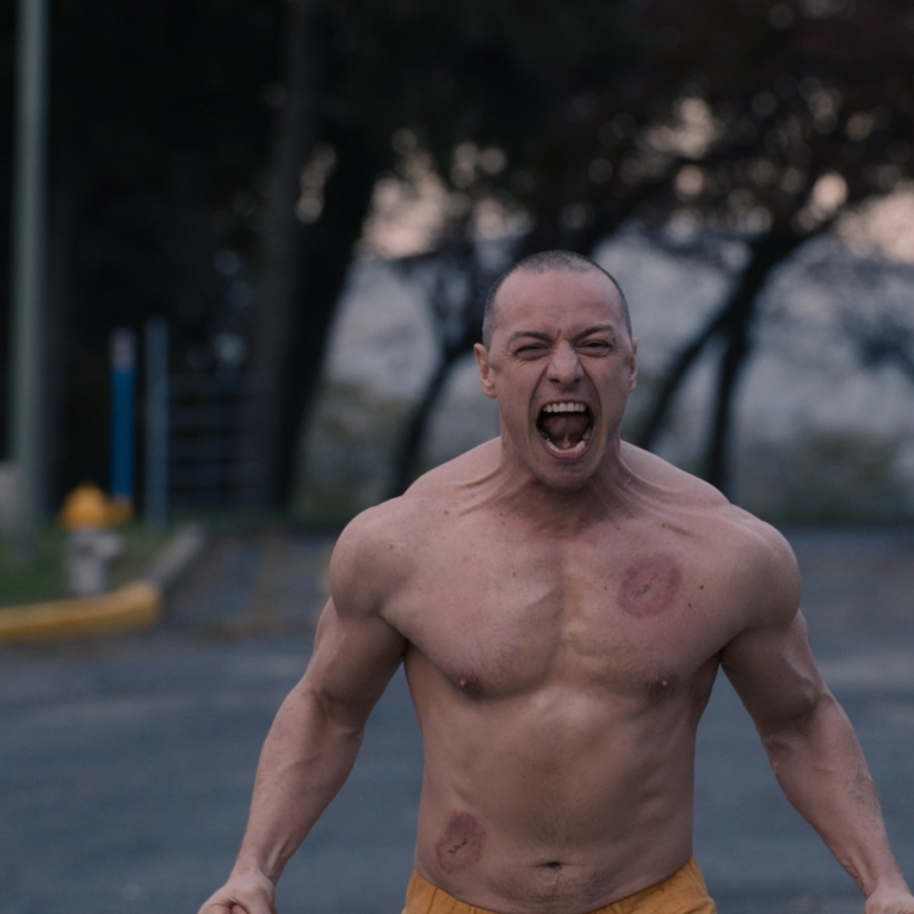 Une scène du film Glass