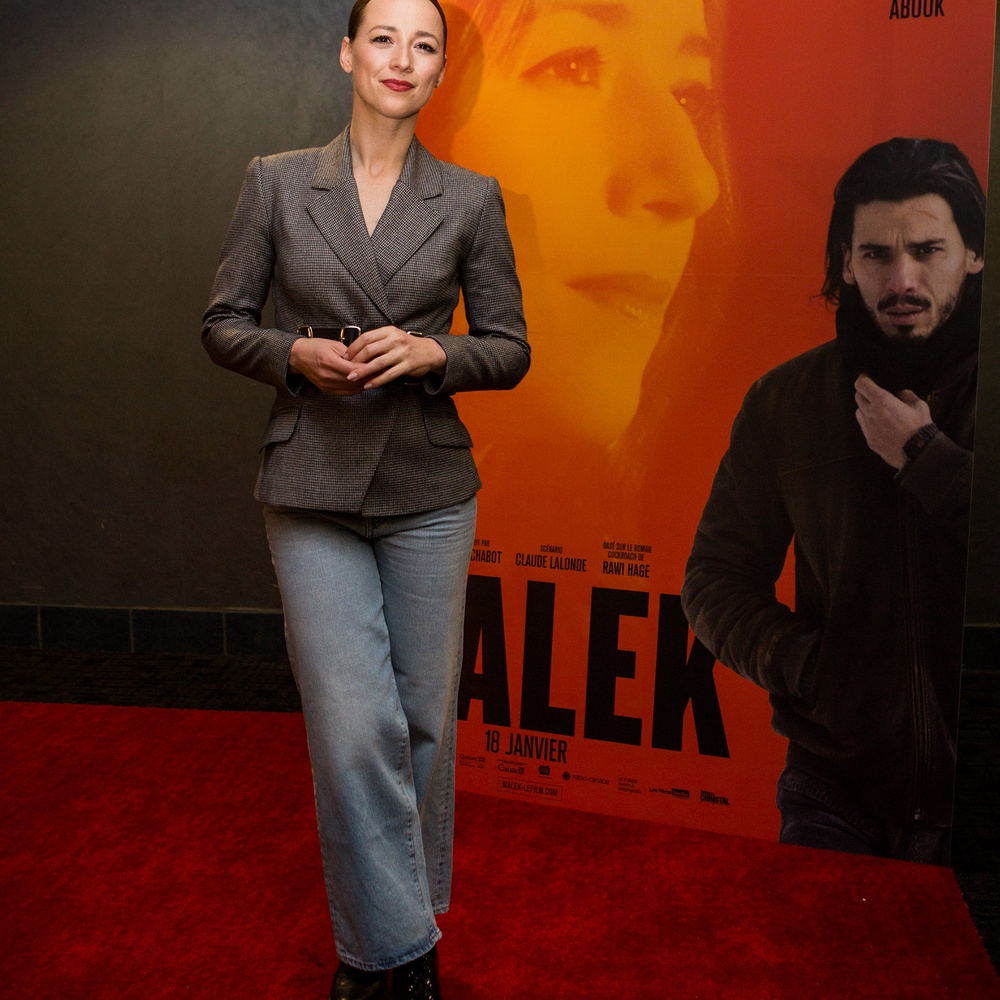 Sur le tapis rouge du film Malek