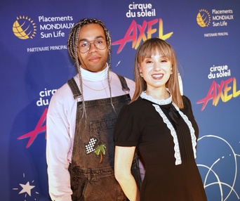 Première du spectacle Axel du Cirque du Soleil