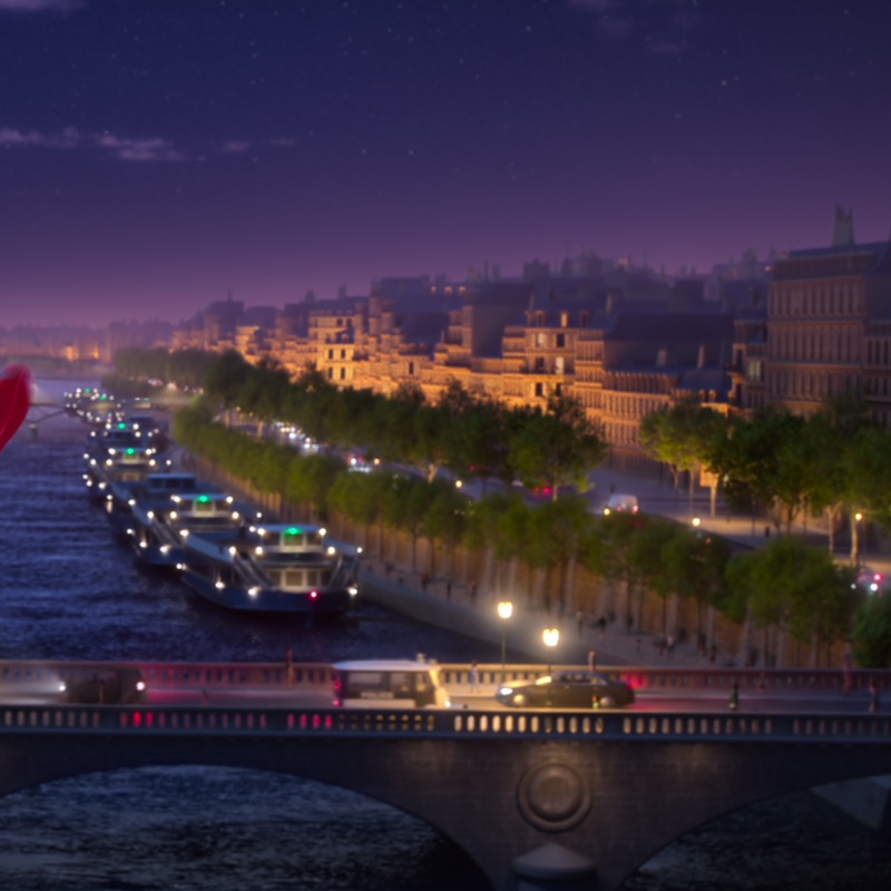 Une scène du film Miraculous: Ladybug & Cat Noir, The Movie