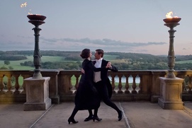 Une scène du film Downton Abbey Une scène du film Downton Abbey
