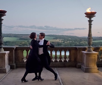 Une scène du film Downton Abbey