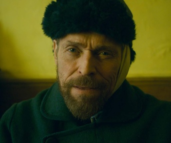 Une scène du film At Eternity's Gate