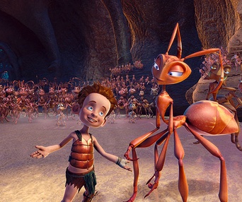 Scène du film Le tyran des fourmis