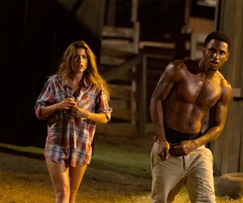 Une scène du film Texas Chainsaw 3D