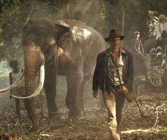 Une scène du film Indiana Jones and the Temple of Doom