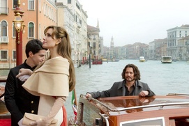 Une scène du film The Tourist