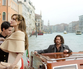 Une scène du film The Tourist