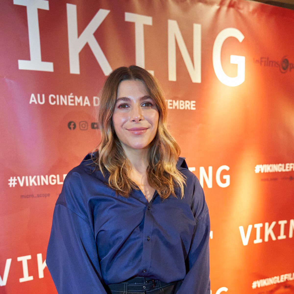 Sur le tapis rouge du film Viking