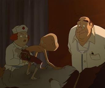 Une scène du film Le jour des corneilles