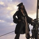 Johnny Depp dans le film Pirates of the Caribbean: The Curse of the Black Pearl