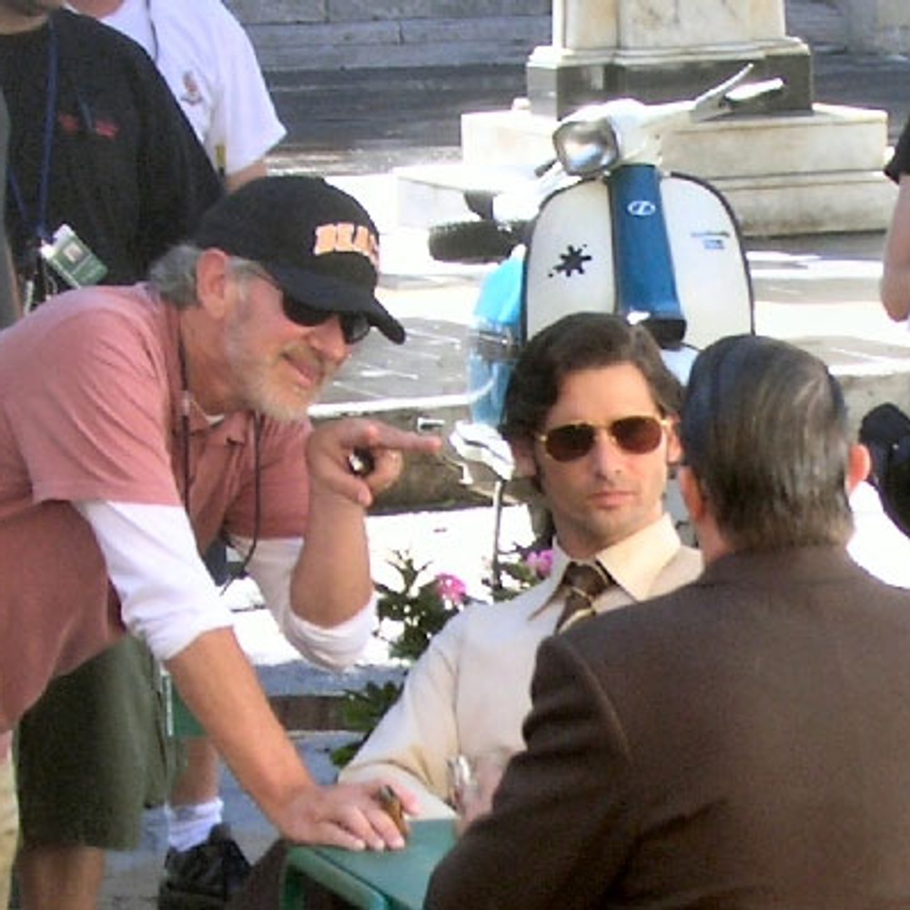 Spielberg et l'acteur Eric Bana
