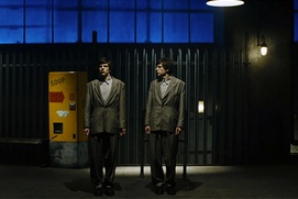 Une scène du film The Double
