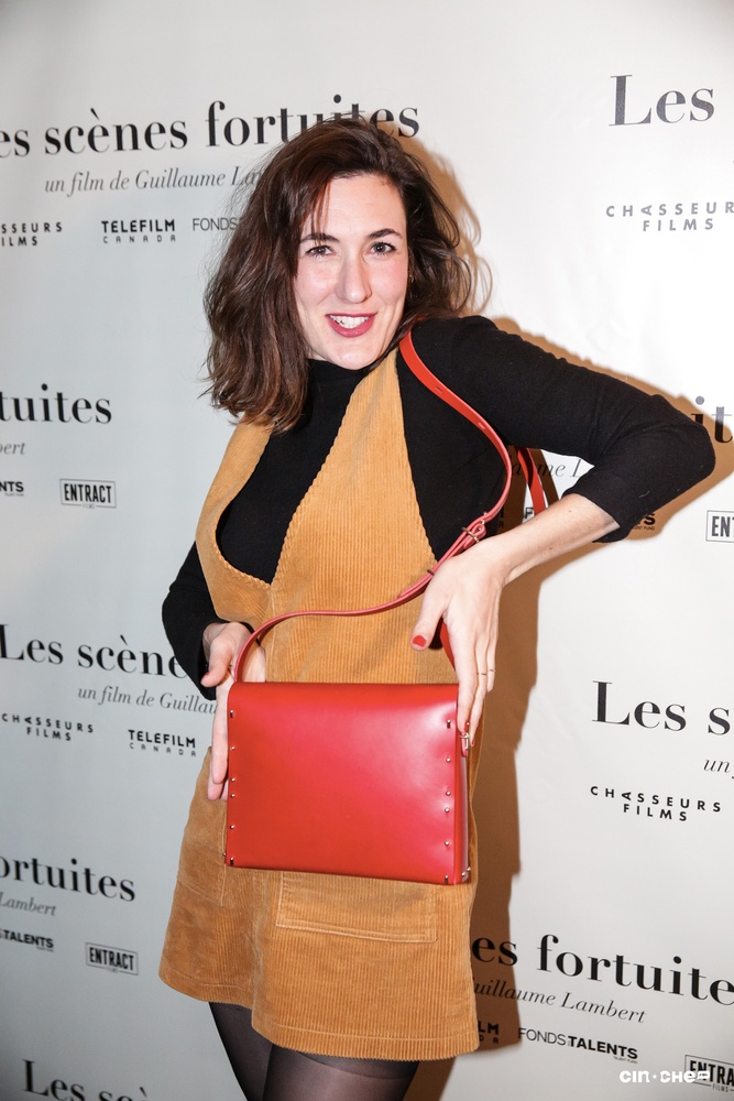Sur le tapis rouge du film Les scènes fortuites