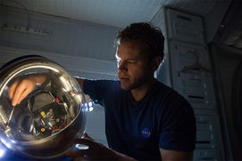 Une scène du film The Martian Une scène du film The Martian