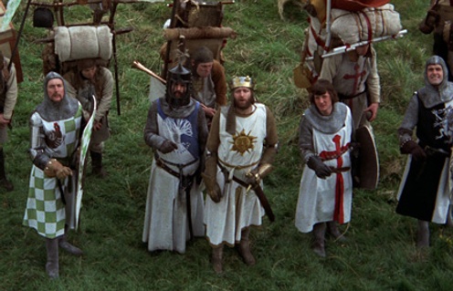 Une scène de Monty Python and the Holy Grail