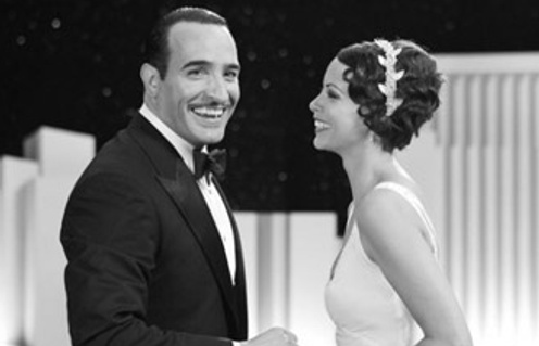 Jean Dujardin et Bérénice Bejo dans le film The Artist
