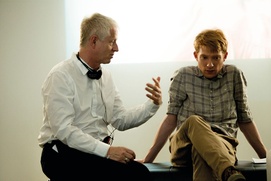 Sur le plateau du film About Time Sur le plateau du film About Time