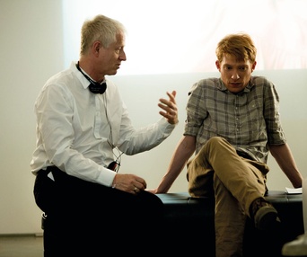 Sur le plateau du film About Time