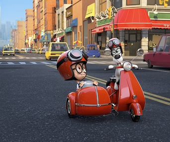 Une scène du film Mr. Peabody & Sherman
