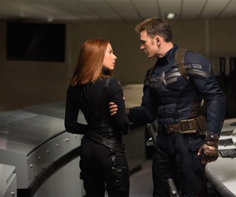 Une scène du film Captain America: The Winter Soldier