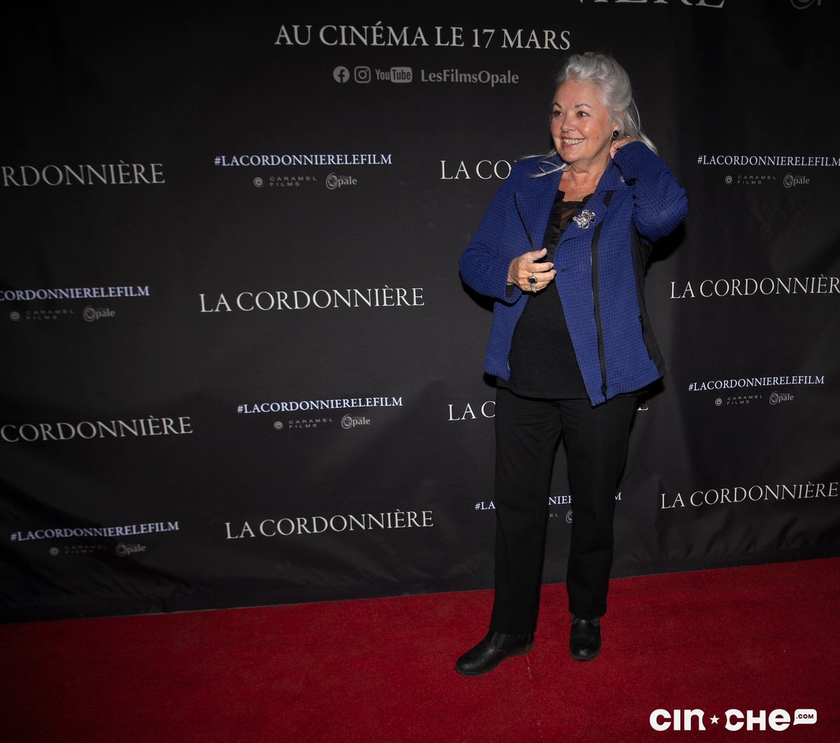 Tapis rouge du film La cordonnière