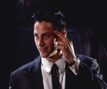 Une scène du film Johnny Mnemonic